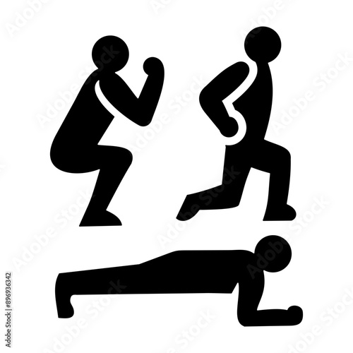 Bodyweight Exercises Icon