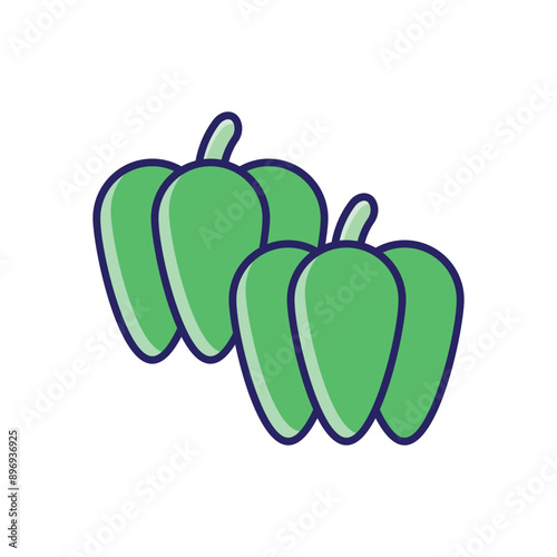 Bell Pepper vector icon