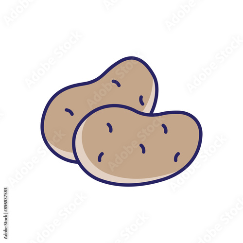 Potato vector icon