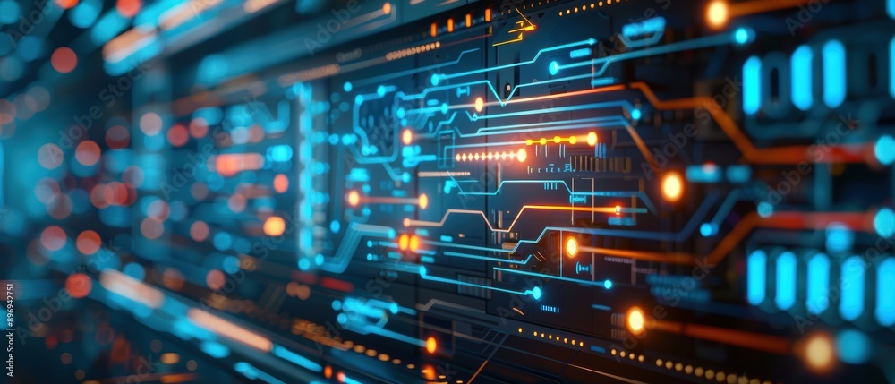 Innovations in Digital Electricity: High-Tech Lab Researching Future Advancements