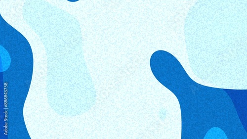 blue geometric animation shapes on a soft background
