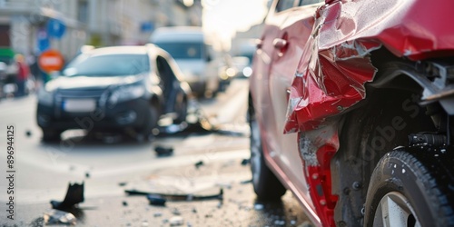 Frustrated Driver Filing Car Accident Claim with Insurance Company - Concept of Road Safety and Insurance Coverage