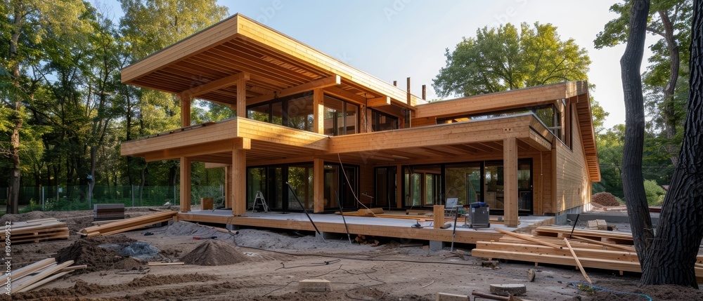 Crafting a Rustic Retreat: Log Cabin Construction with Natural Materials