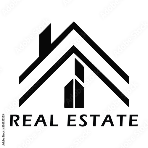 Real Estate Logo, house logo and building logo icon Logo Design. Unique and Modern Real Estate Logo Design. AI Generated