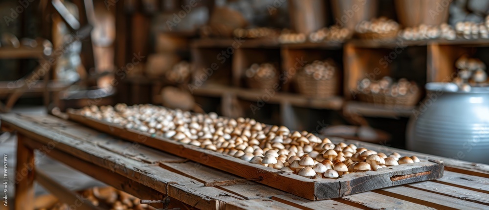 Preserving Wild Mushrooms: Drying Technique on a Rack Preserving Wild Mushrooms: Drying Technique on a Rack
