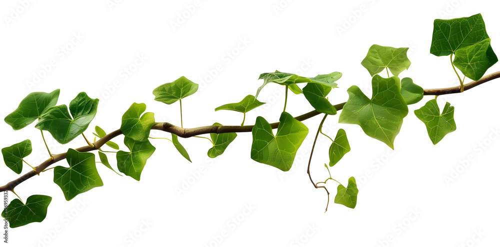 Fototapeta premium PNG Plant leaf vine transparent background