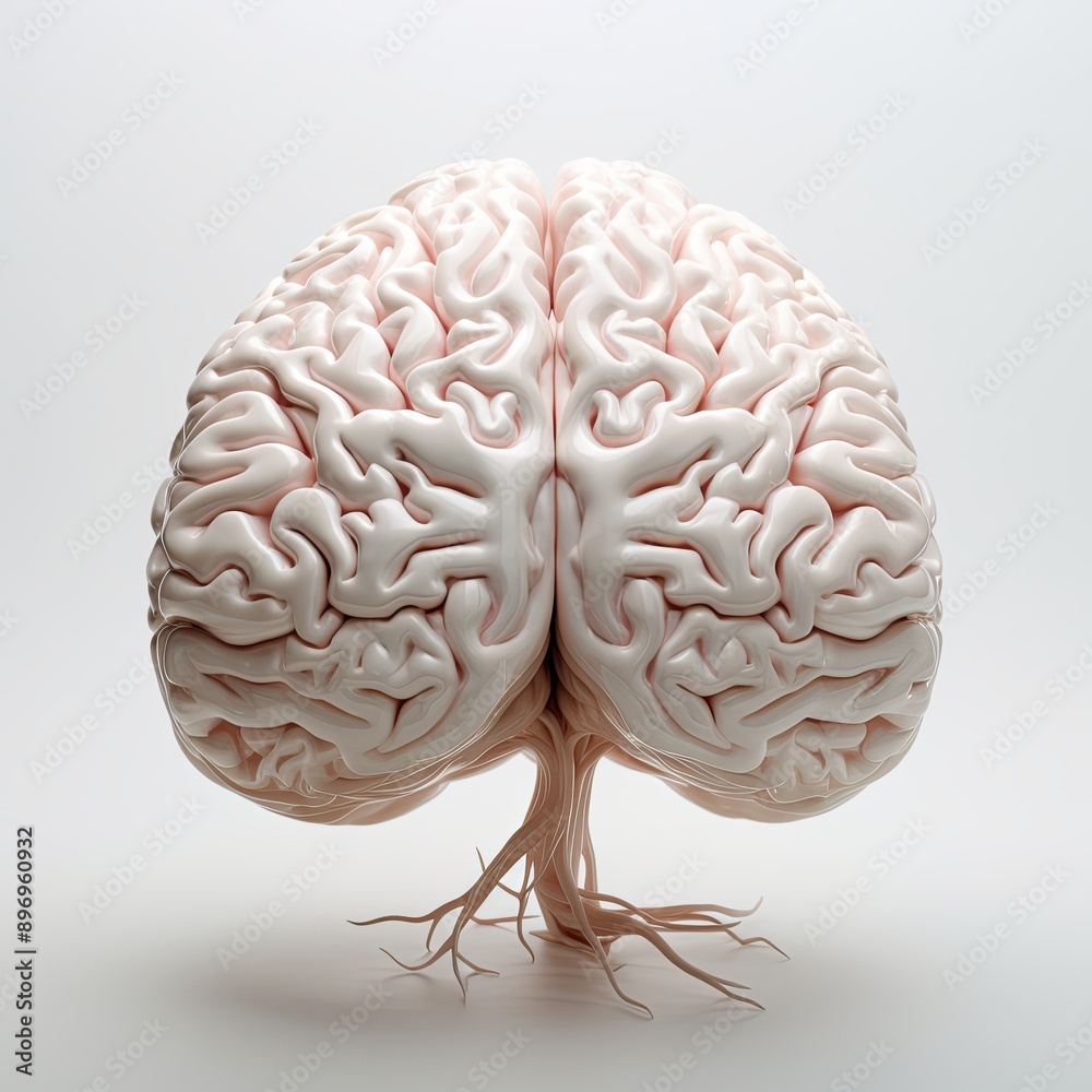 3D rendering of the human brain, a complex control center with billions of neurons managing thought, emotion, behavior, and movement. Ideal for neurology, psychology, science. 3D rendering of the human brain, a complex control center with billions of neurons managing thought, emotion, behavior, and movement. Ideal for neurology, psychology, science.