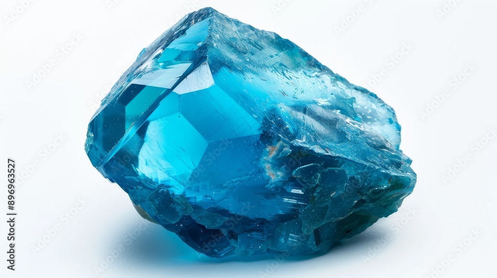 Polished Apatite Gemstone CloseUp: Stunning Blue Crystal for Design, Print, Poster, Jewelry Polished Apatite Gemstone CloseUp: Stunning Blue Crystal for Design, Print, Poster, Jewelry
