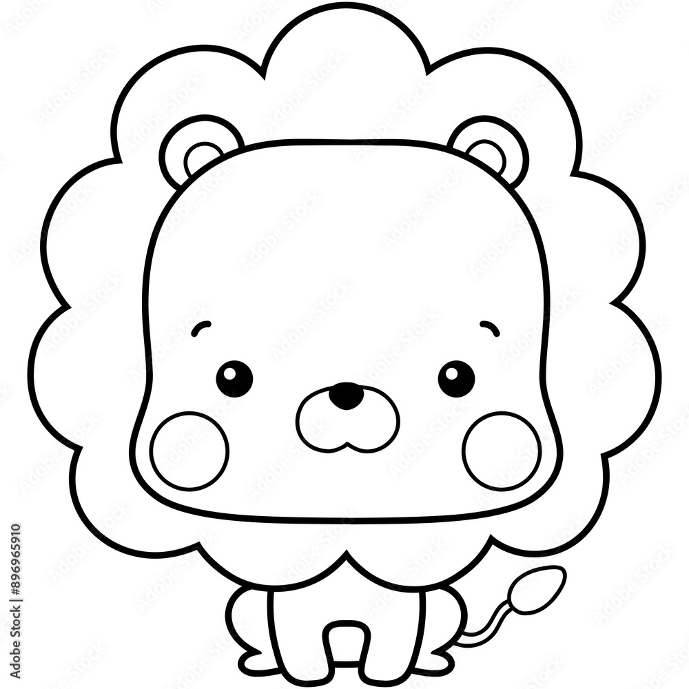 Lion doodle Lion doodle