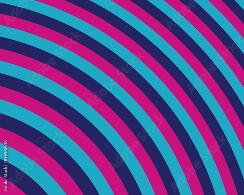 Blue and pink striped background with diagonal line