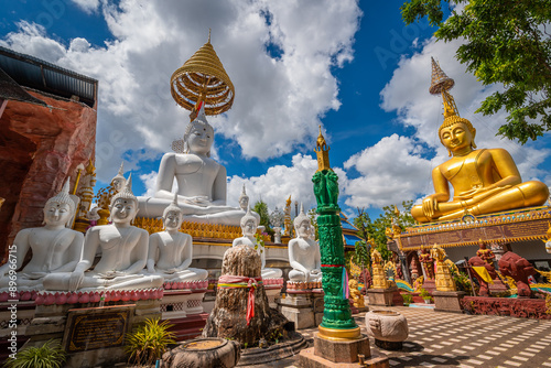 Wat Tai Phrachao Yai Ong Tue is a temple famous in Ubon Ratchathani, Thailand photo