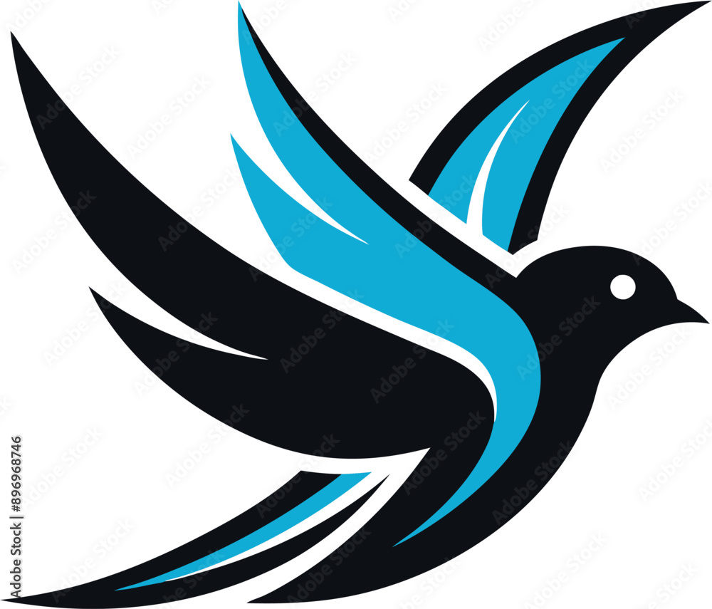 Obraz premium wanderfull flybird heat Vector logo