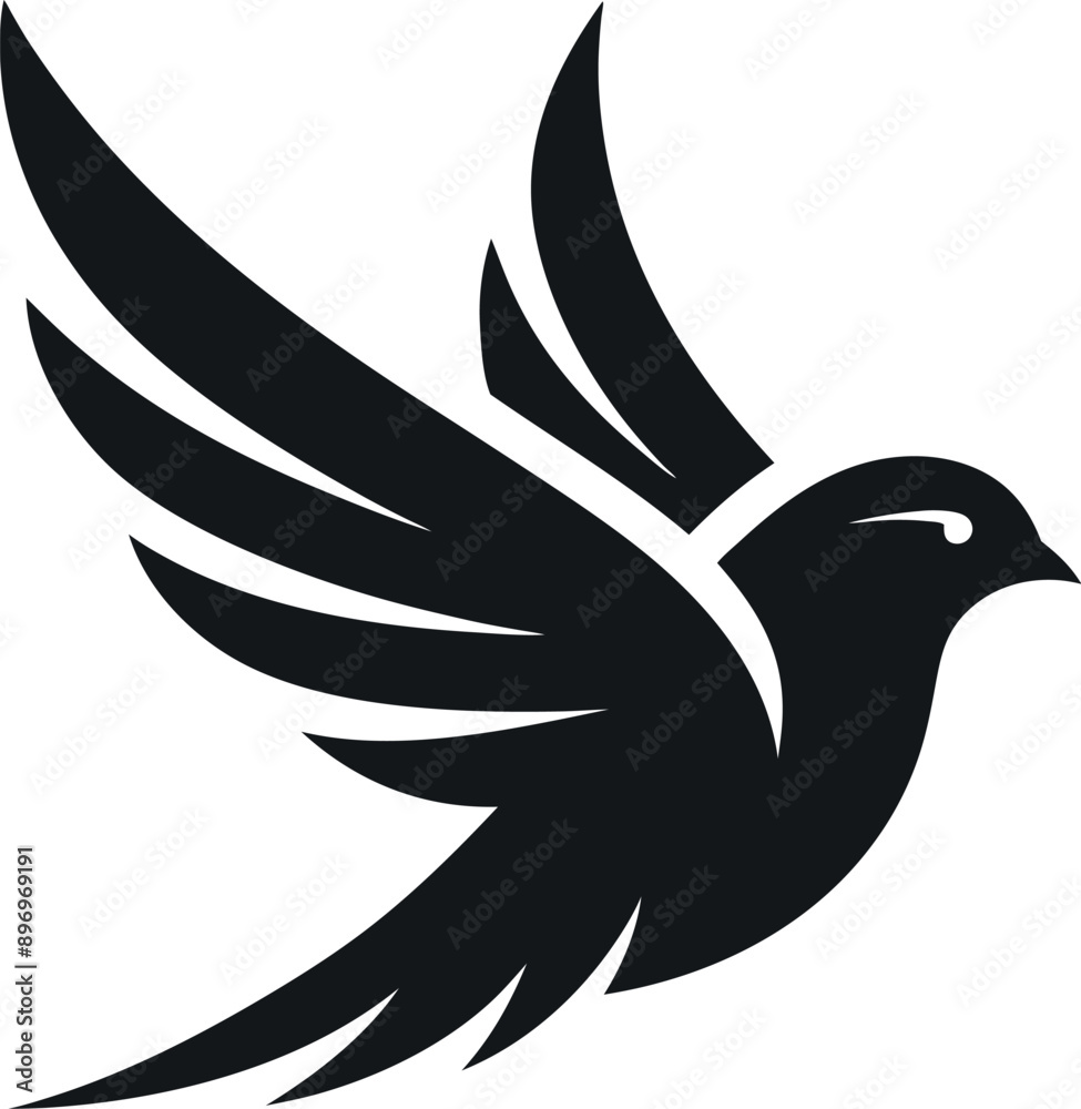 Obraz premium wanderfull flybird heat Vector logo 