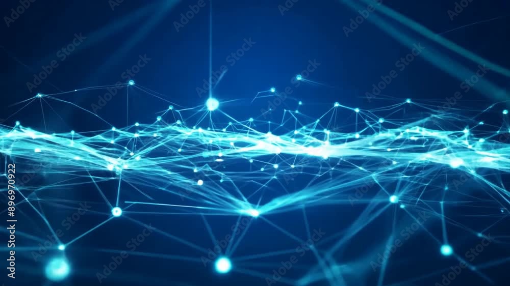 communication Technology network backgroung,blue tone,generative ai communication Technology network backgroung,blue tone,generative ai