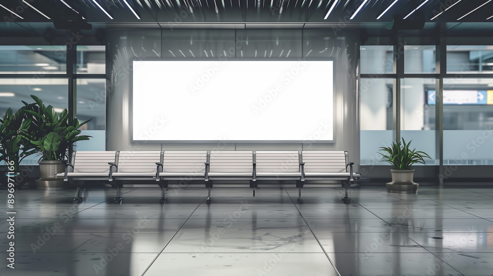 billboard and copy space on white screen billboard and copy space on white screen