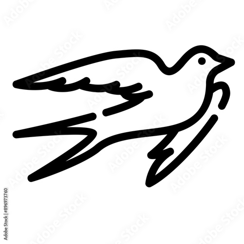 swallow Line Icon