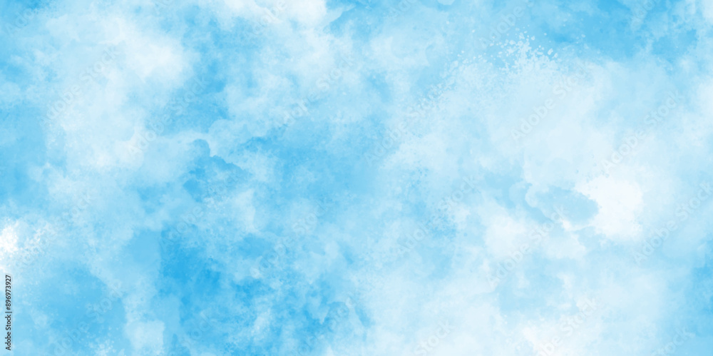 Hand painted abstract soft sky blue watercolor sky and clouds, Light blue background with watercolor, Abstract grunge tint light blue watercolor background. Hand painted abstract soft sky blue watercolor sky and clouds, Light blue background with watercolor, Abstract grunge tint light blue watercolor background.
