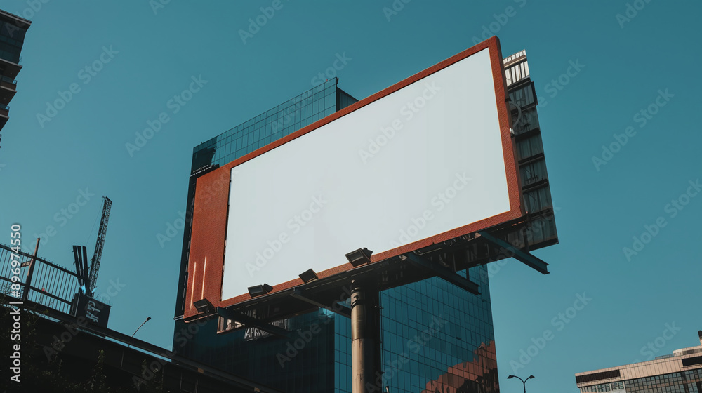 billboard and copy space on white screen billboard and copy space on white screen