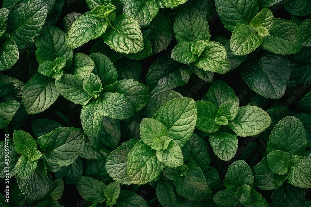 Many fresh peppermint leaves texture background, fragrant spices pattern, Mentha piperita mockup Many fresh peppermint leaves texture background, fragrant spices pattern, Mentha piperita mockup