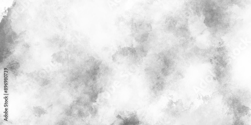 Abstract background with white paper texture and white watercolor painting background. Back flat stucco gray stone table top view. texture of concrete floor watercolor marble background.	