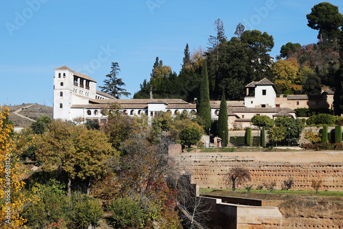 Alhambra castle in Granada, Andalucia, Spain	