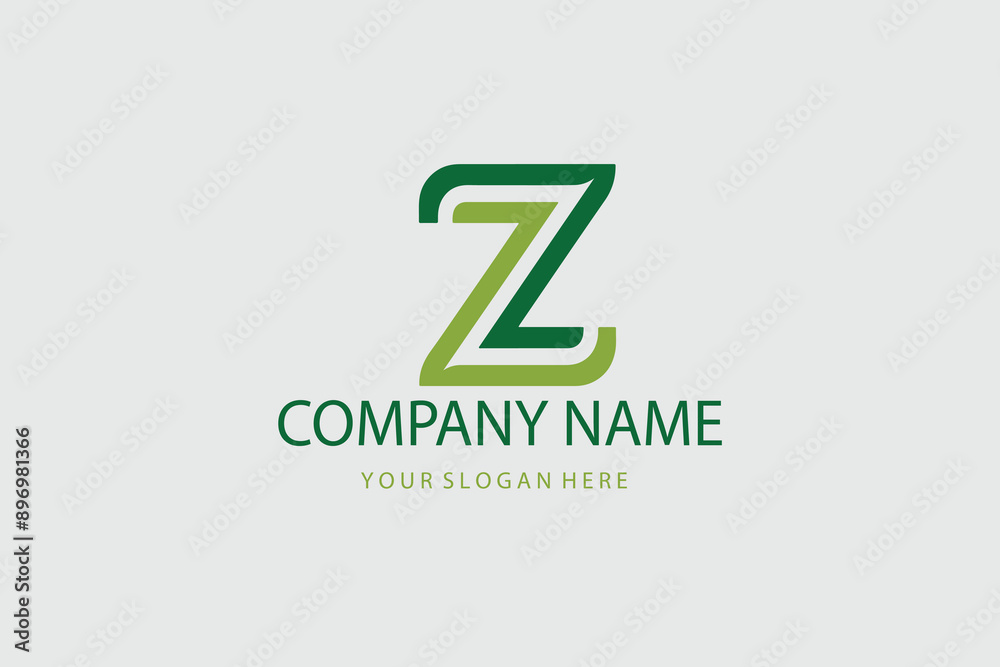 Monogram Letter Z Geometric Square Business Company Stock Vector Logo Design Template Monogram Letter Z Geometric Square Business Company Stock Vector Logo Design Template