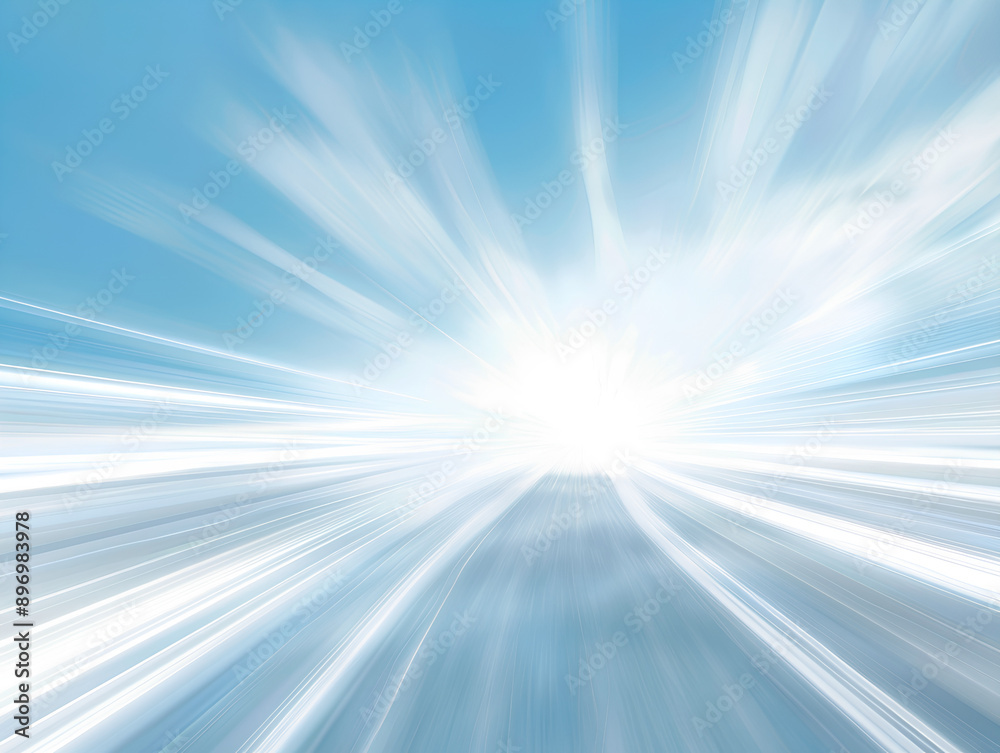 Abstract background, blue and white gradient, light sky color background, perspective composition creating an atmosphere full of modernity and technology Abstract background, blue and white gradient, light sky color background, perspective composition creating an atmosphere full of modernity and technology