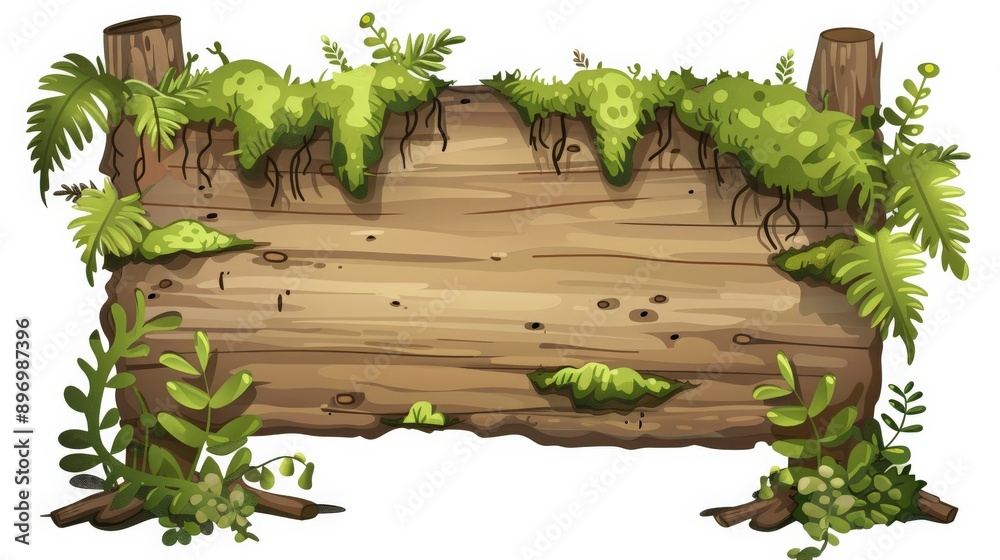A weathered wooden sign almost completely covered by moss and surrounded by forest plants, suggesting long-term exposure to the natural elements and a message about nature's persistence. A weathered wooden sign almost completely covered by moss and surrounded by forest plants, suggesting long-term exposure to the natural elements and a message about nature's persistence.
