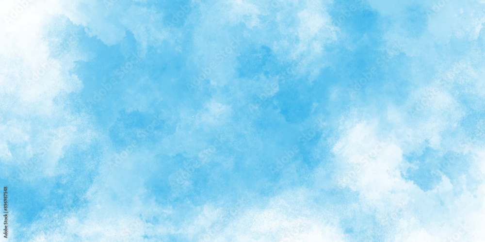 Hand painted abstract soft sky blue watercolor sky and clouds, Light blue background with watercolor, Abstract grunge tint light blue watercolor background. Hand painted abstract soft sky blue watercolor sky and clouds, Light blue background with watercolor, Abstract grunge tint light blue watercolor background.