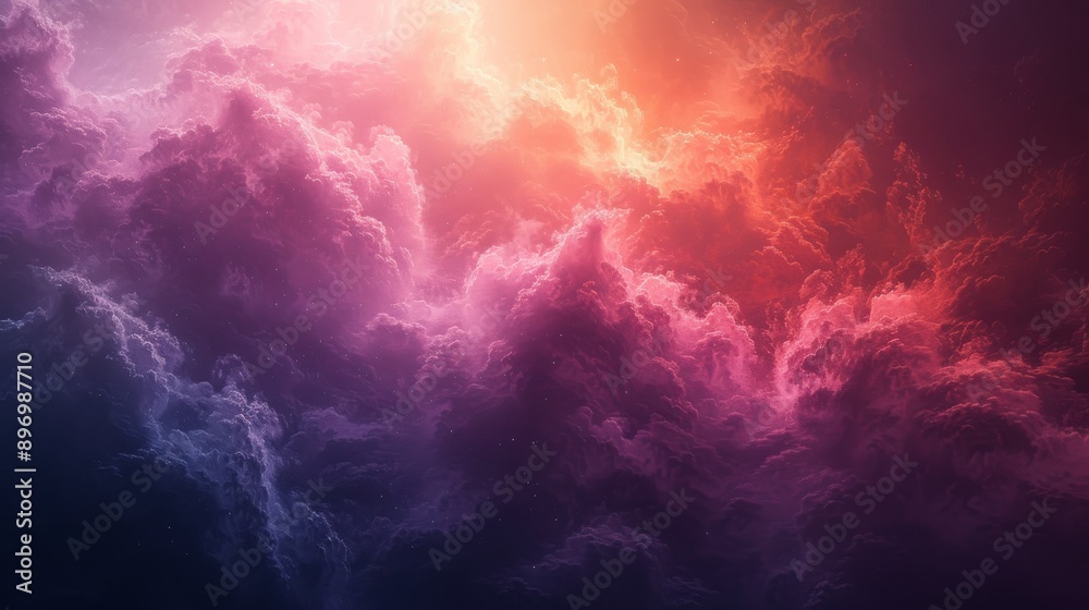 Fototapeta premium Abstract Pink and Purple Clouds.