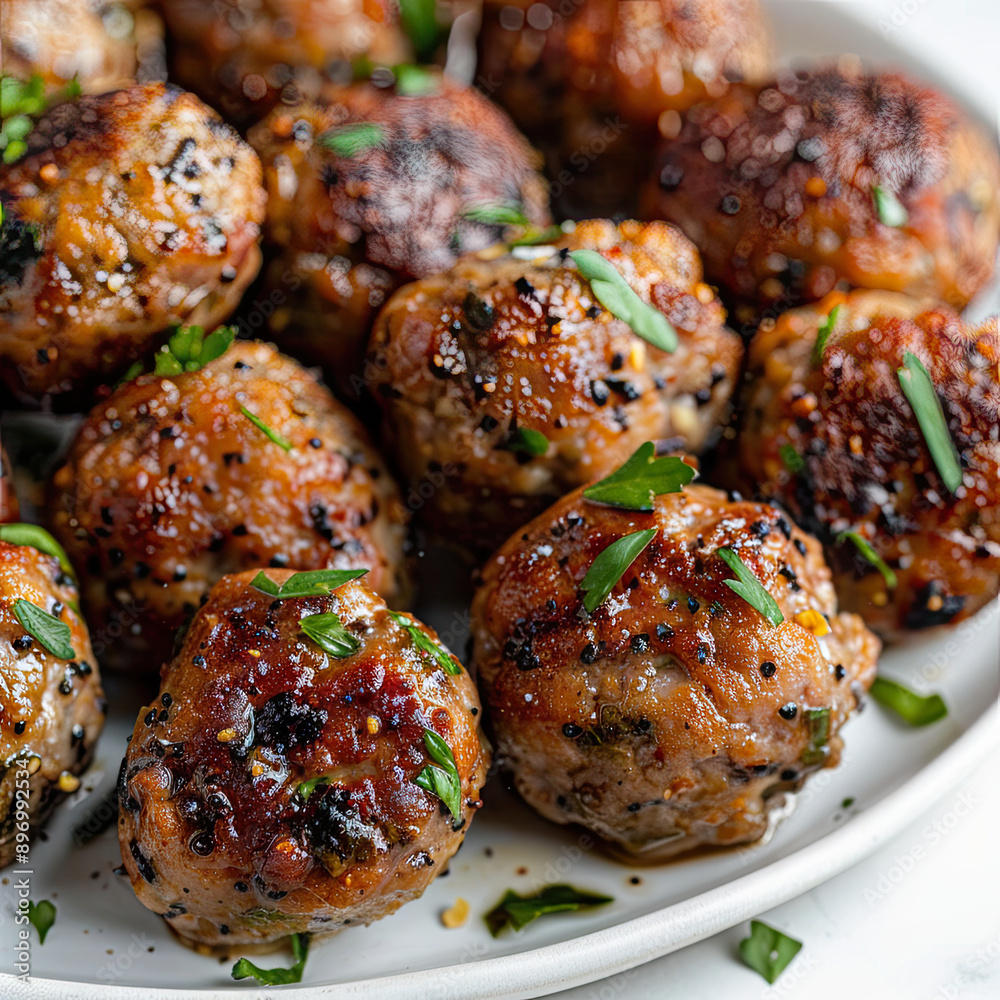 Black Pepper Pork Meatballs Black Pepper Pork Meatballs
