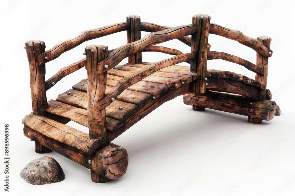 custom made wallpaper toronto digitalA beautifully crafted wooden bridge perfect for landscapes, gardens, or decorative settings, showcasing nature's rustic charm.