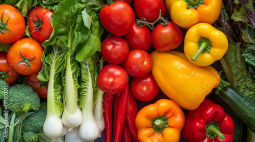 Gourmet vegetables, chef's garden, vibrant greens, watercolor style