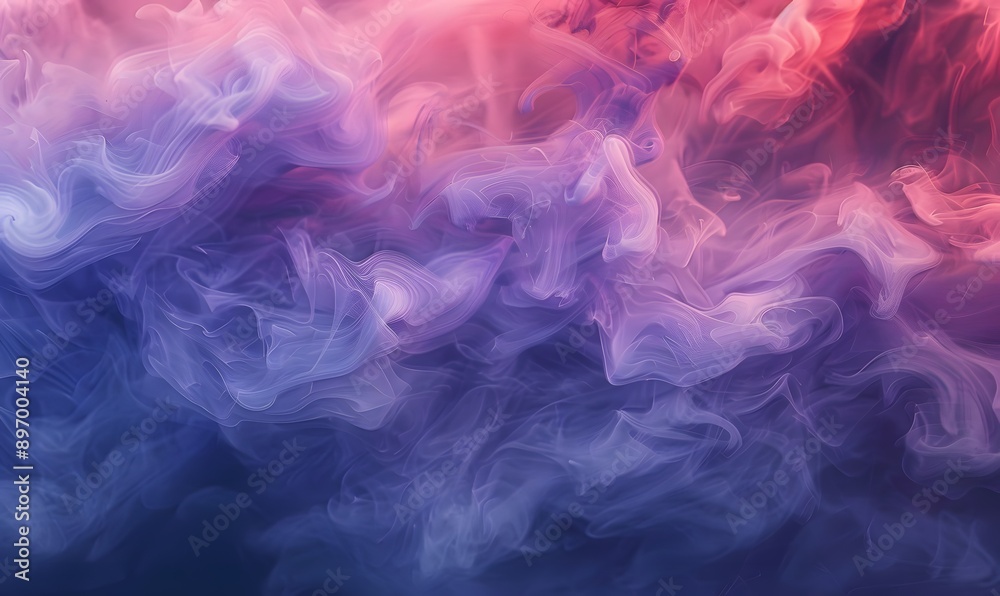 Abstract Red and Purple Smoke Art , Generative AI Abstract Red and Purple Smoke Art , Generative AI