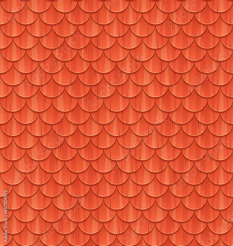 Roof tile seamless pattern background