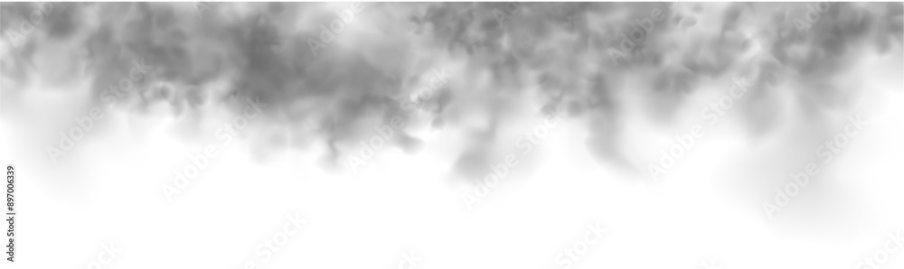 Special effect of steam, smoke, fog, clouds. Abstract gas on transparent background, vapor machine steam or explosion dust, dry ice effect, condensation, fume. Vector PNG illustration. Special effect of steam, smoke, fog, clouds. Abstract gas on transparent background, vapor machine steam or explosion dust, dry ice effect, condensation, fume. Vector PNG illustration.
