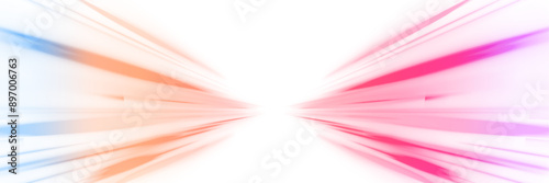 Speed connection vector background. Vector png swirl trail effect.  Image of speed motion on the road. Abstract background png in blue and purple neon glow colors.	