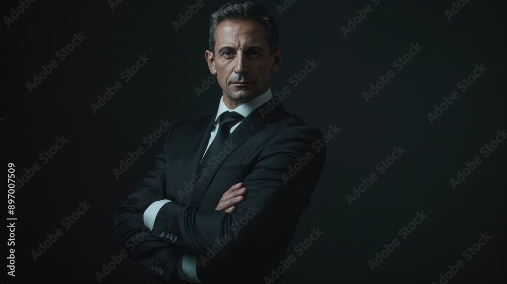 The confident businessman portrait The confident businessman portrait