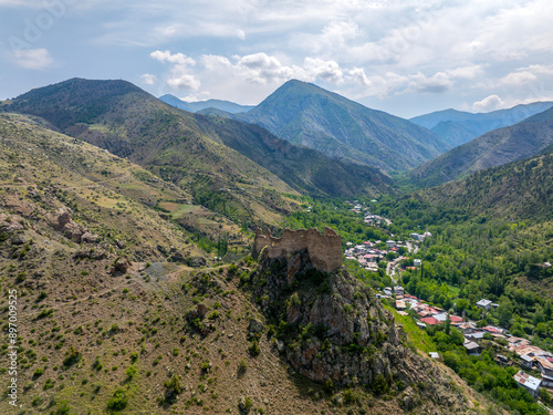 A view from Sapaca Castle in Uzundere, Erzurum, Turkey, Travel Turkey photo