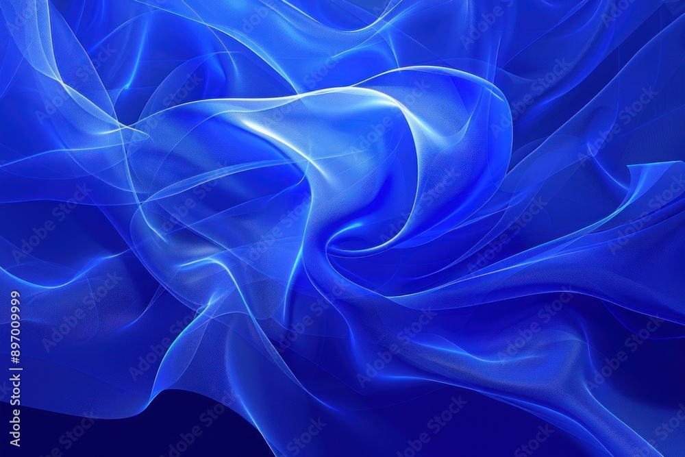 Abstract Blue Swirling Texture Abstract Blue Swirling Texture