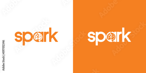 spark logo design unique