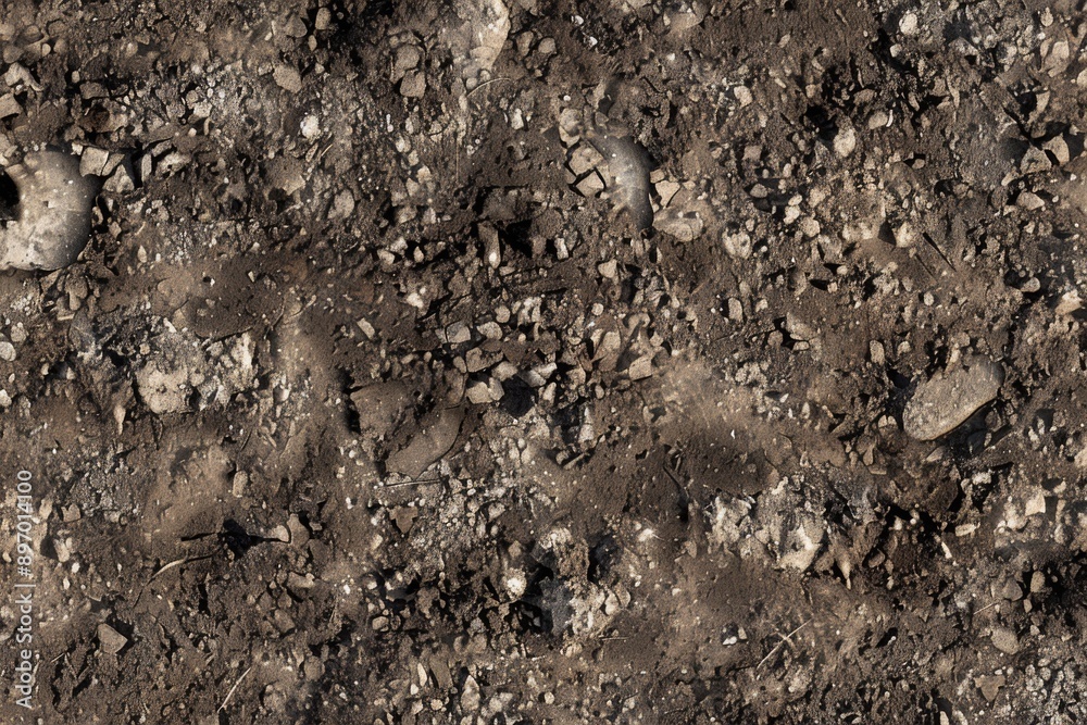 Rough Ground Texture: A Natural Concept of Dirt, Stones, and Earth Rough Ground Texture: A Natural Concept of Dirt, Stones, and Earth