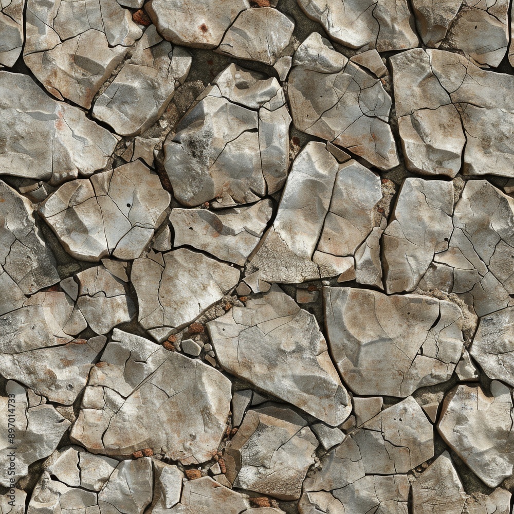 Cracked Stone Surface: A Study in Texture and Erosion Cracked Stone Surface: A Study in Texture and Erosion