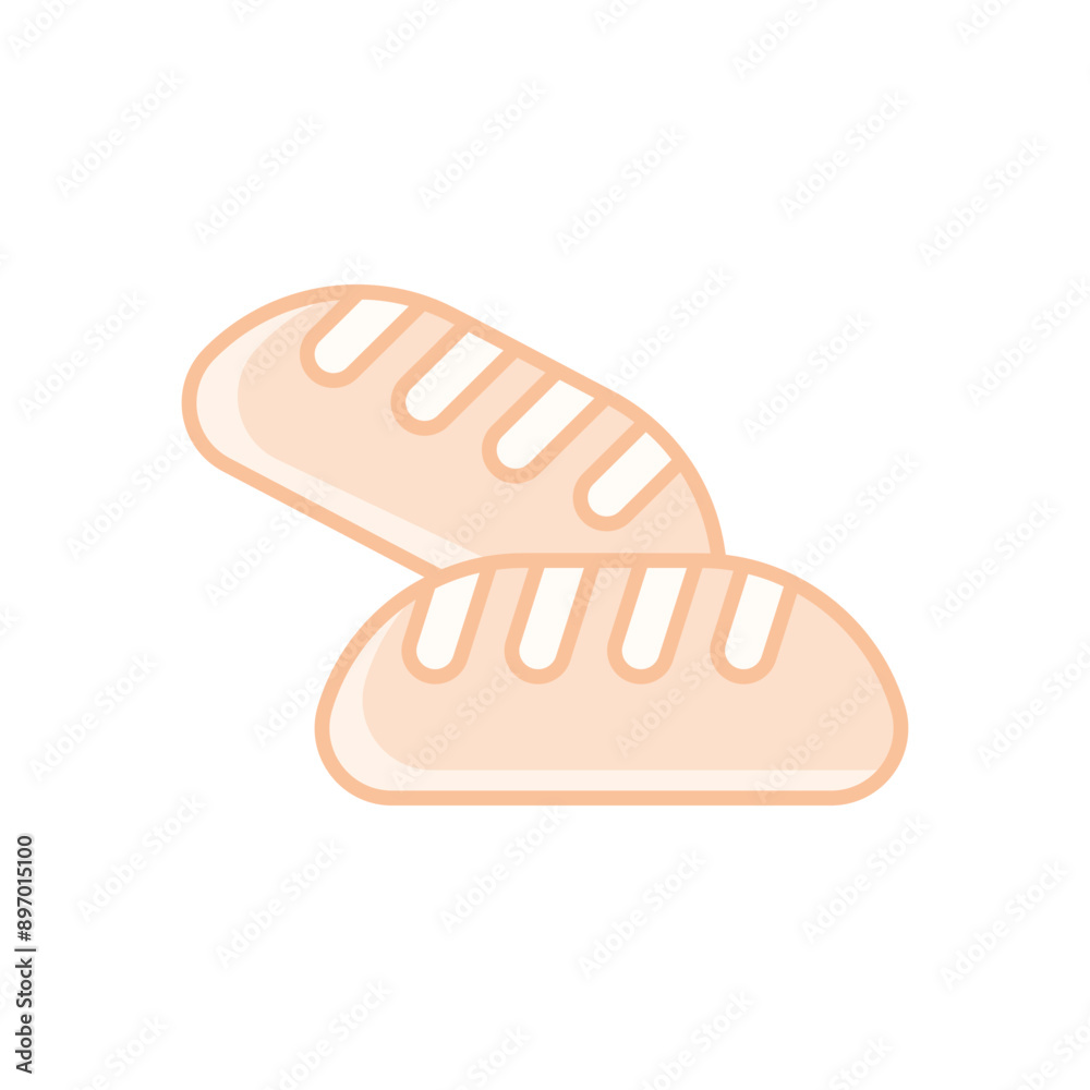 Baguette vector icon