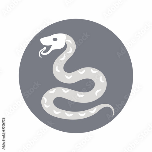 Python snake icon symbolizing Python programming language