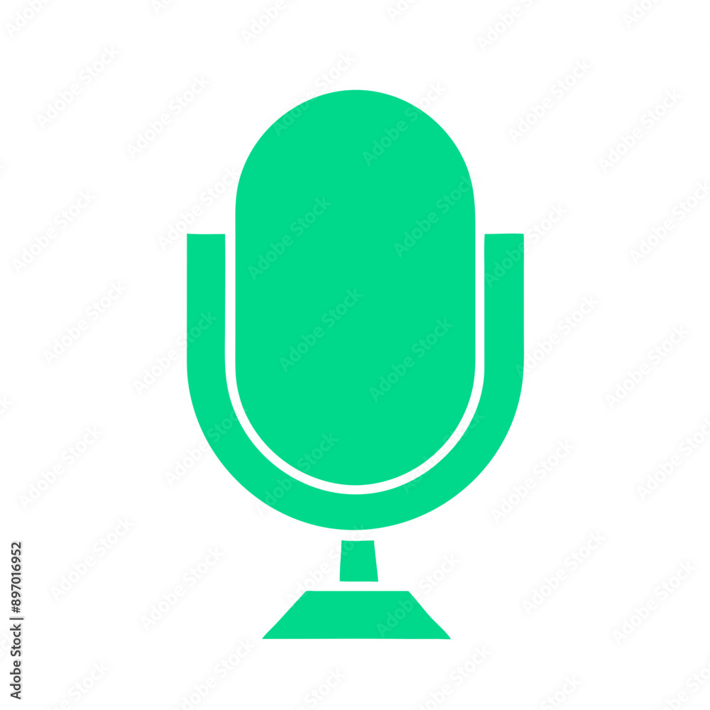 Microphone Icon for Voice Recording and Audio Input Microphone Icon for Voice Recording and Audio Input