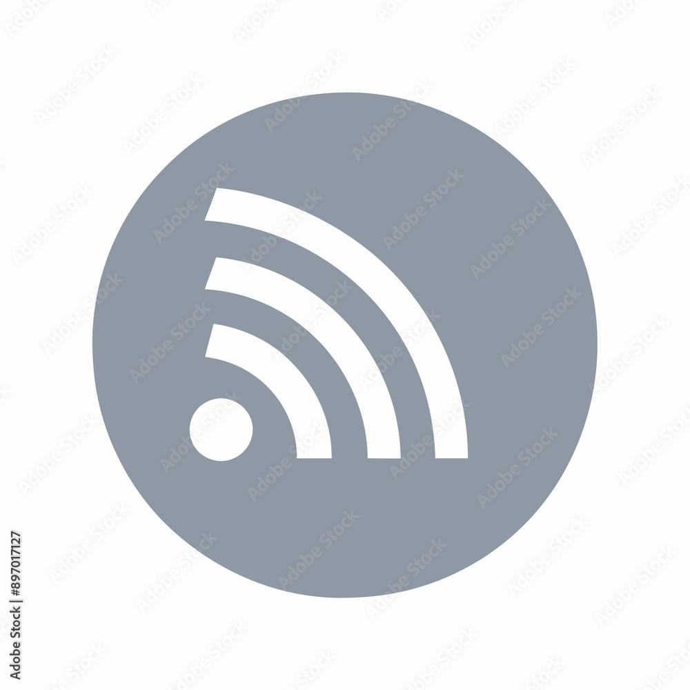 WiFi Signal Icon Representing Internet Connectivity and Wireless Networks WiFi Signal Icon Representing Internet Connectivity and Wireless Networks