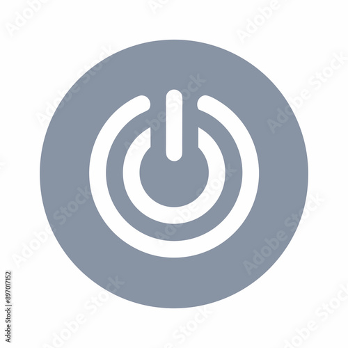 Power Plug Icon Representing Electrical Connection and Energy Supply