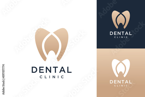Dental care design inspiration ,dentistry vector logo design minimalist	