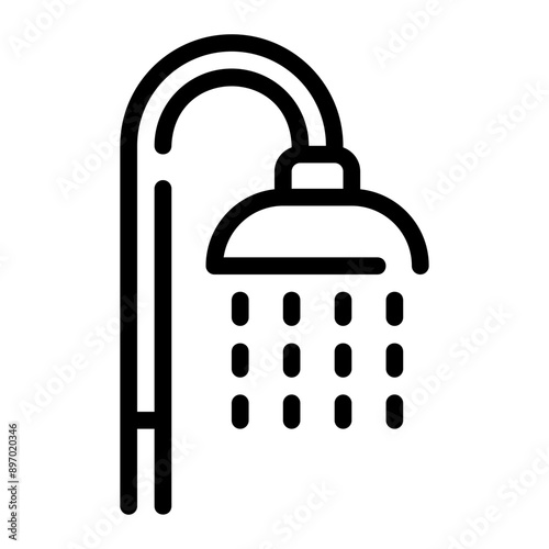 shower line icon